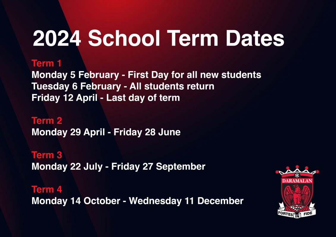 Term dates - Daramalan College